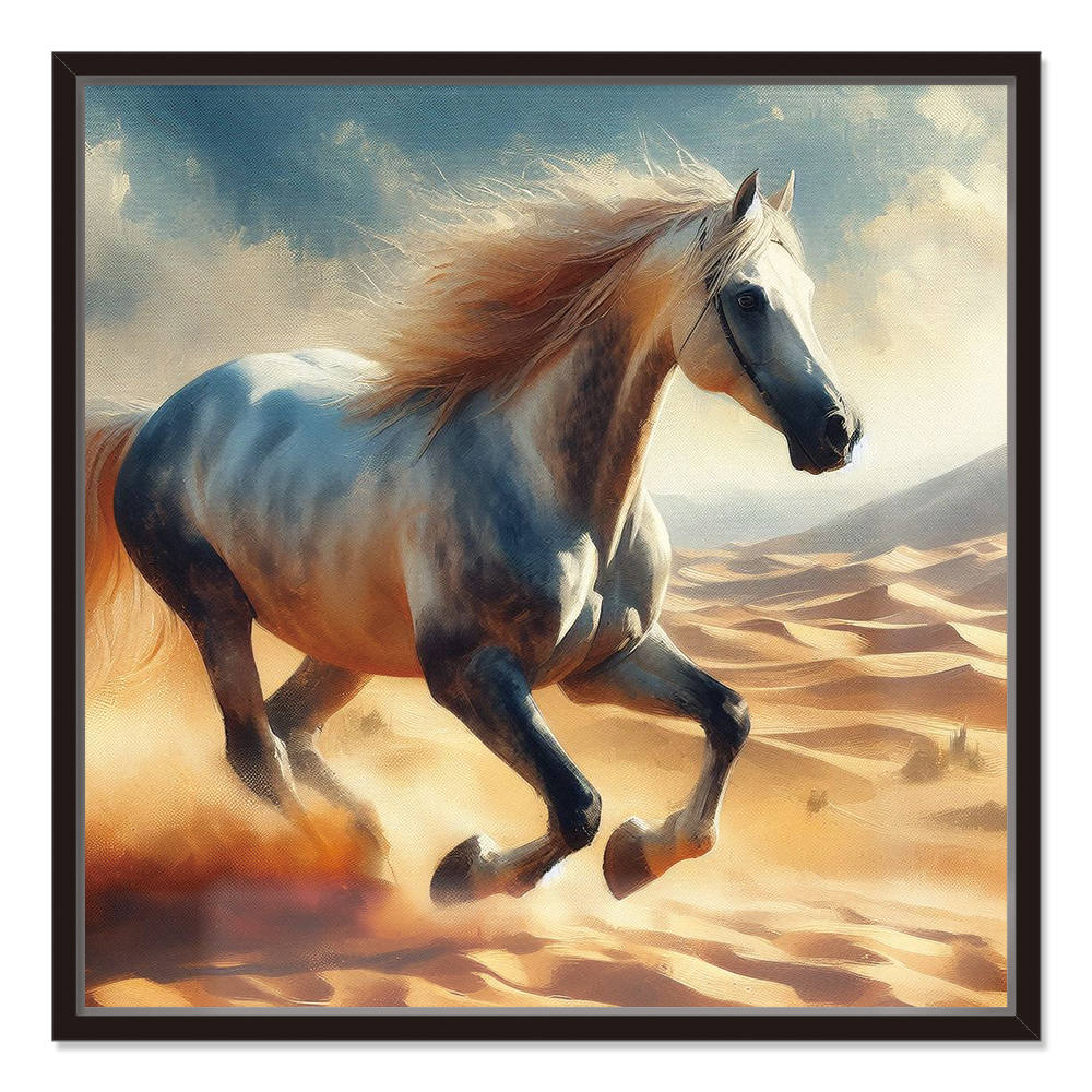 Wild Horses Freedom Rush Canvas