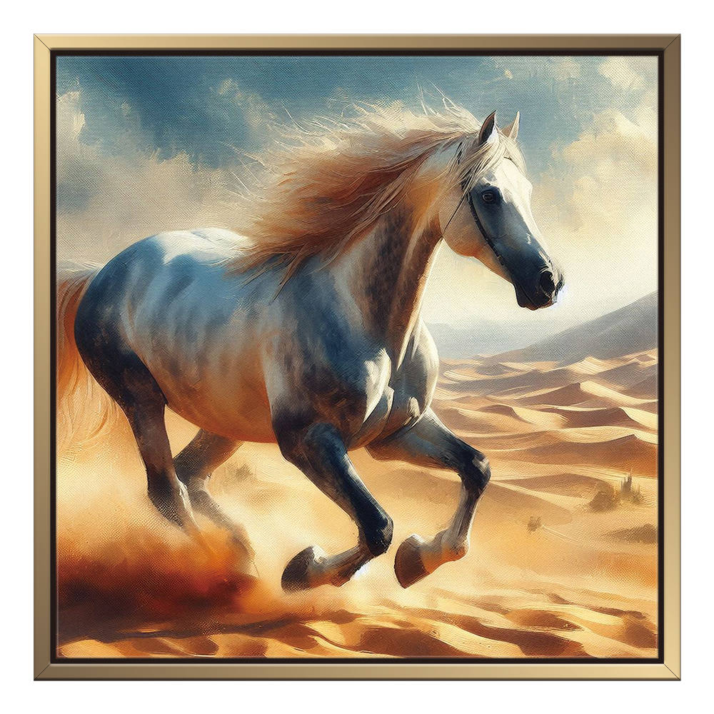 Wild Horses Freedom Rush Canvas