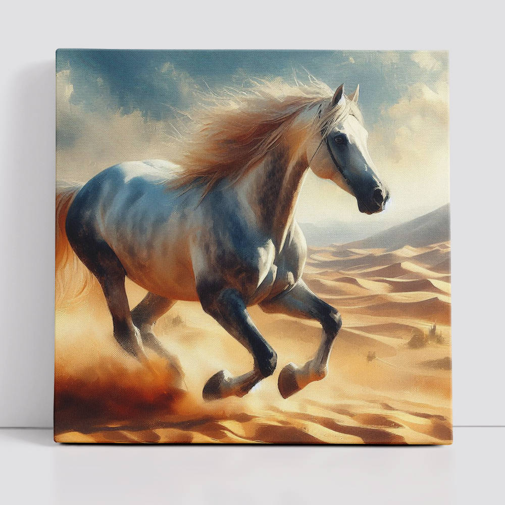 Wild Horses Freedom Rush Canvas