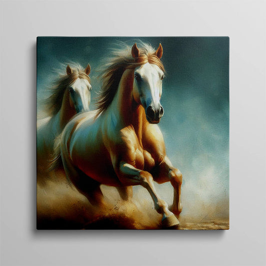 Twin Spirits Elegant Stride Canvas