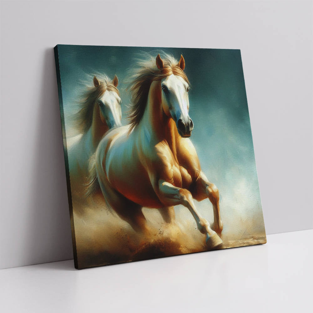 Twin Spirits Elegant Stride Canvas