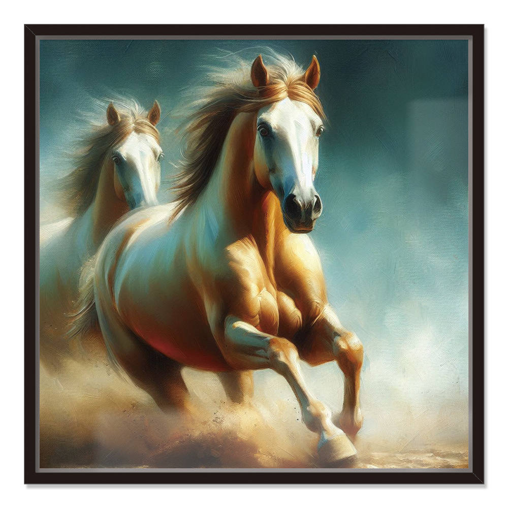 Twin Spirits Elegant Stride Canvas