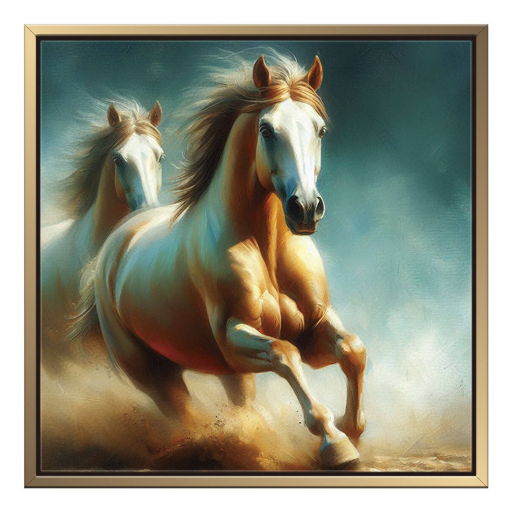 Twin Spirits Elegant Stride Canvas