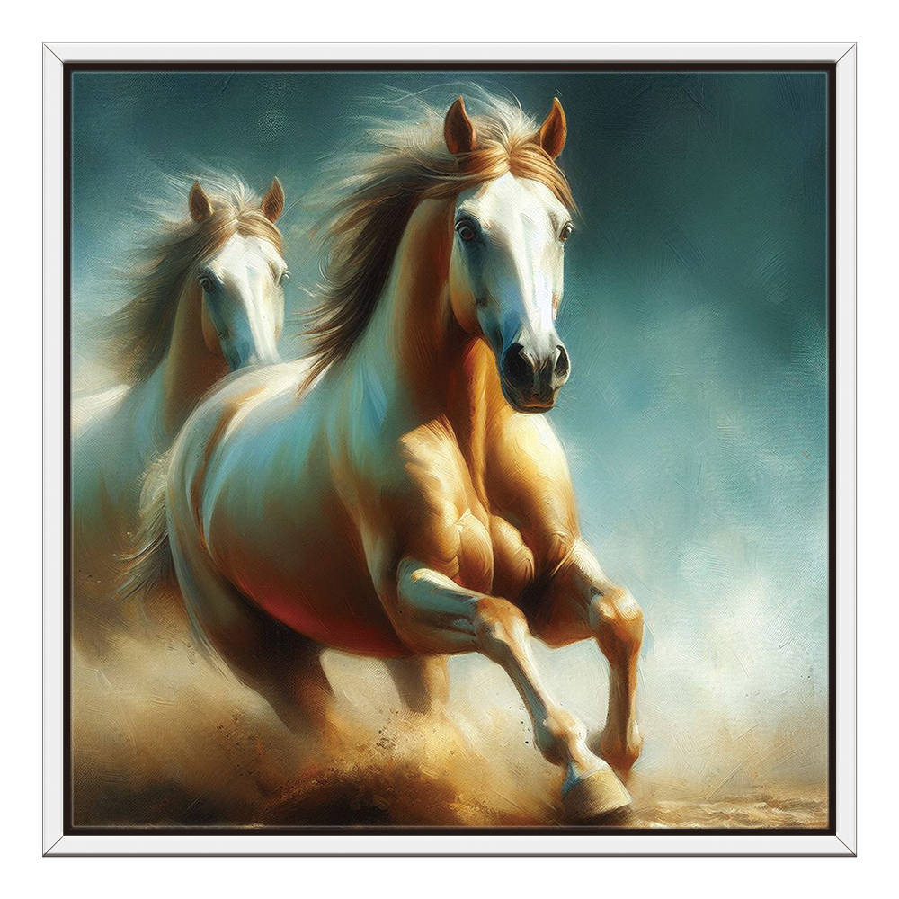 Twin Spirits Elegant Stride Canvas