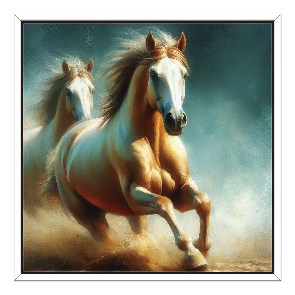 Twin Spirits Elegant Stride Canvas