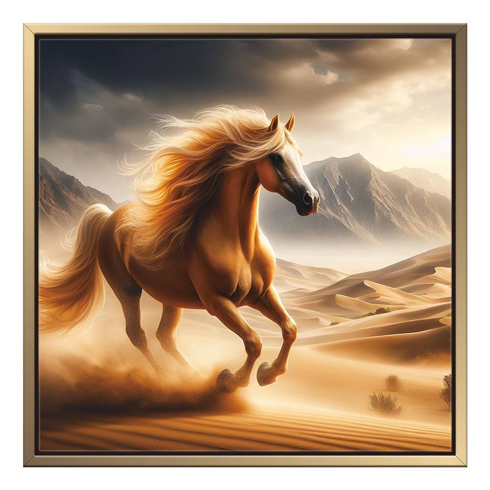 Majestic Run Desert Winds Canvas
