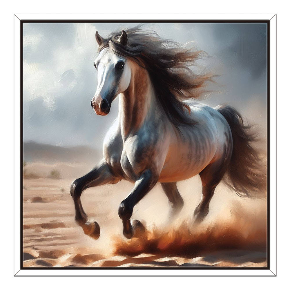 Desert Dash Wild Horse Canvas