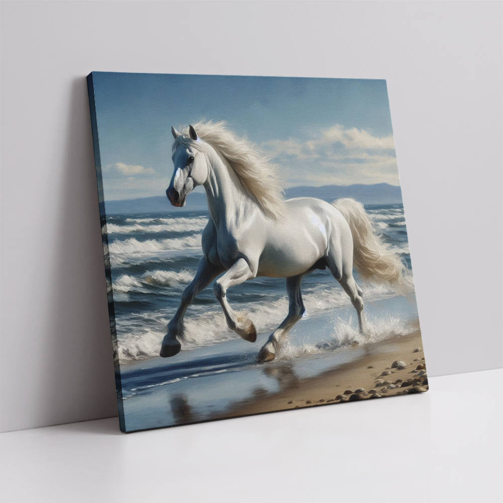 Majestic Run Coastal Waters Canvas