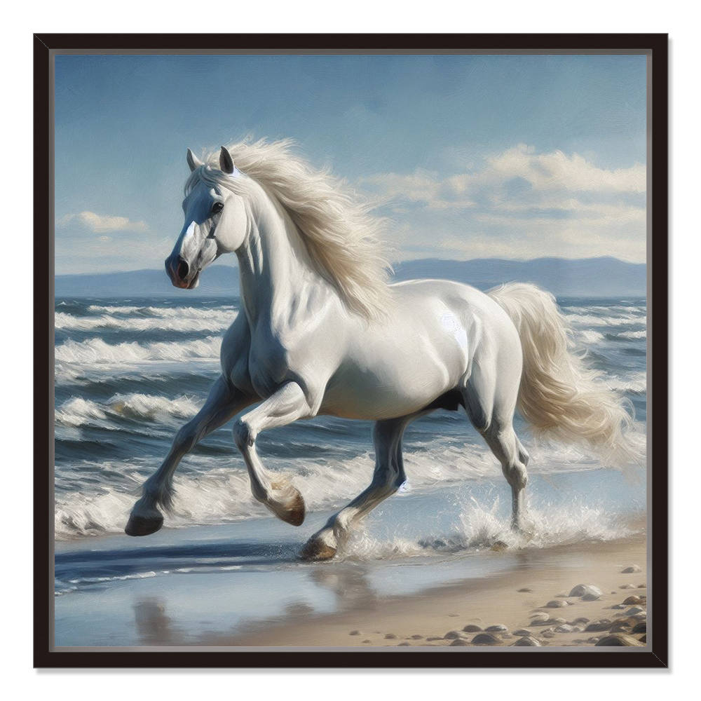 Majestic Run Coastal Waters Canvas