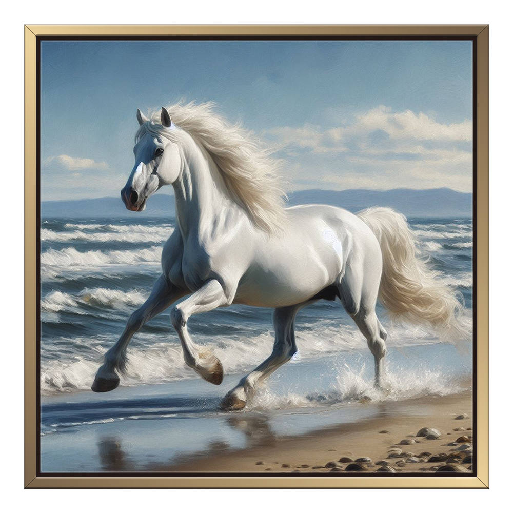 Majestic Run Coastal Waters Canvas
