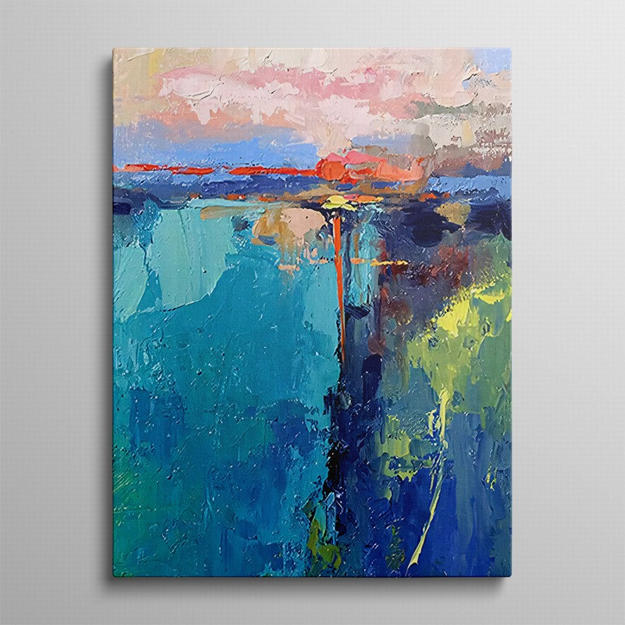 Nature View Abstract Oil Painting