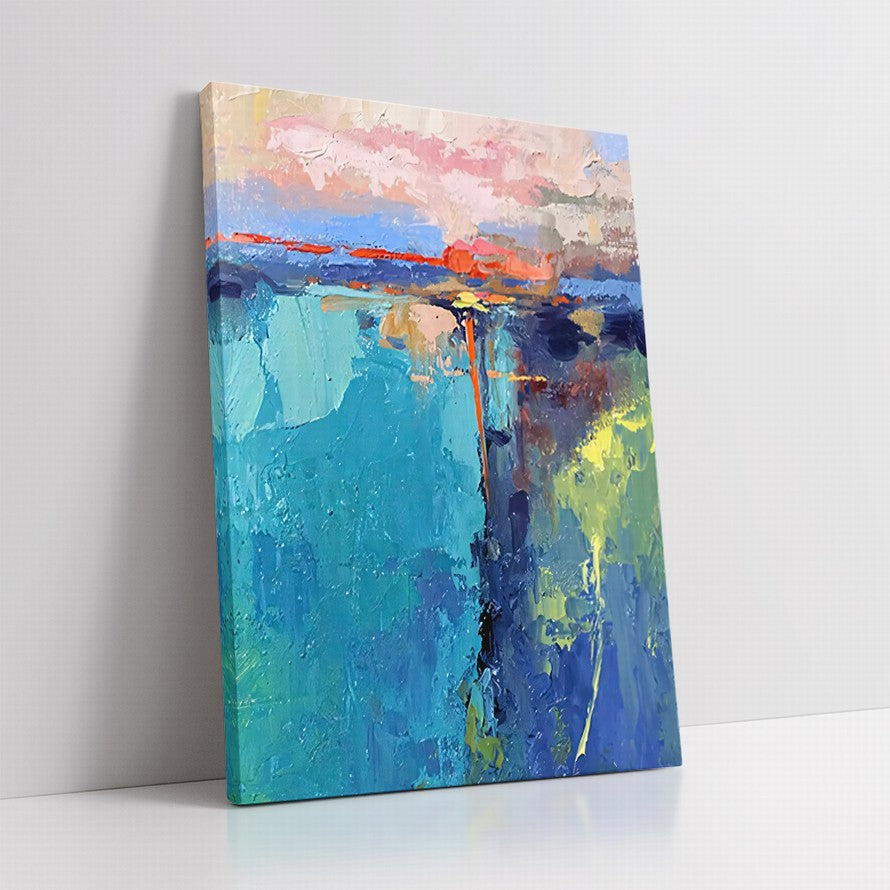 Nature View Abstract Oil Painting
