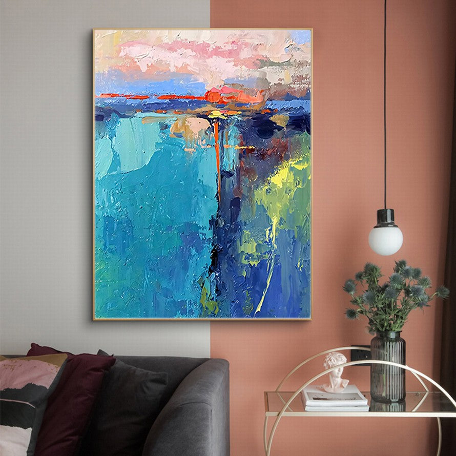 Nature View Abstract Oil Painting