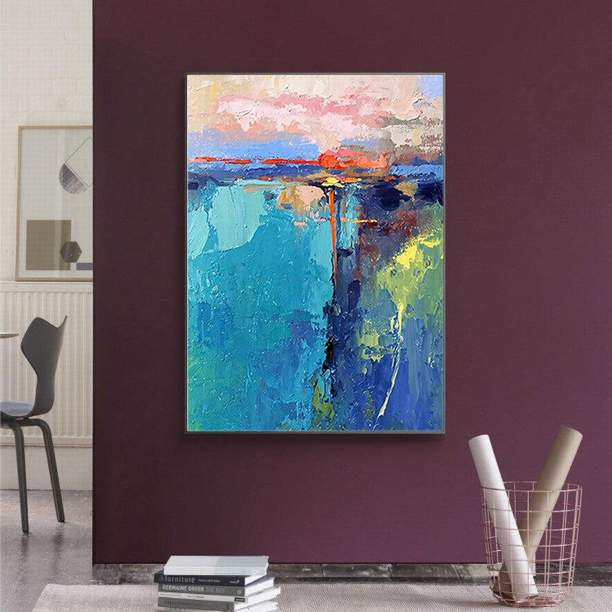 Nature View Abstract Oil Painting