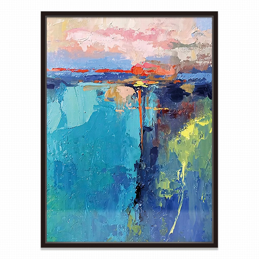 Nature View Abstract Oil Painting