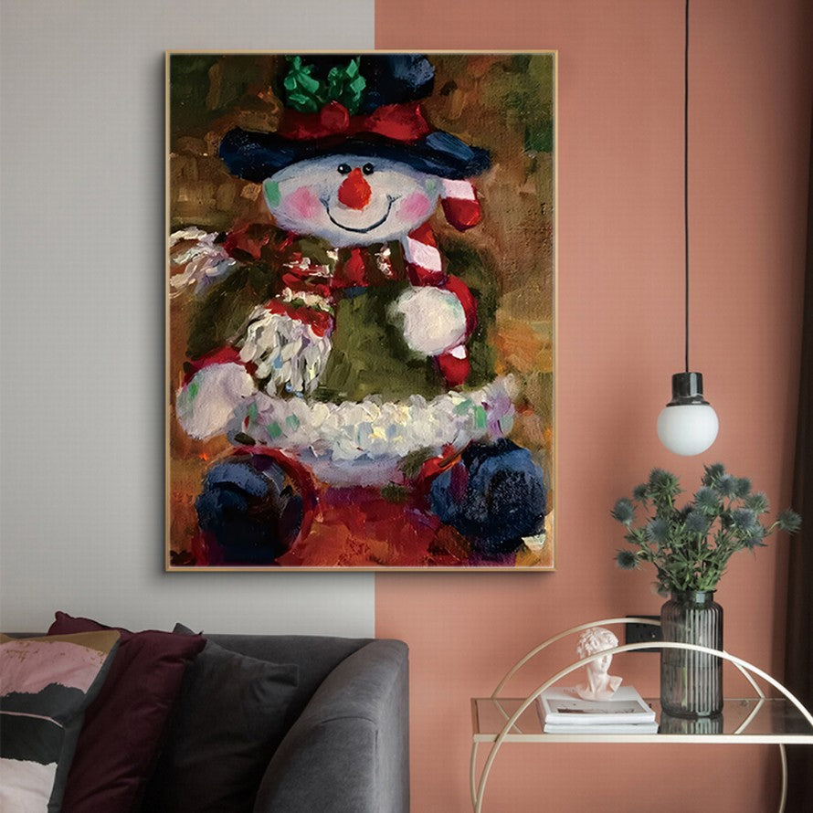 Whimsy in Stuffed Forms Oil Canvas
