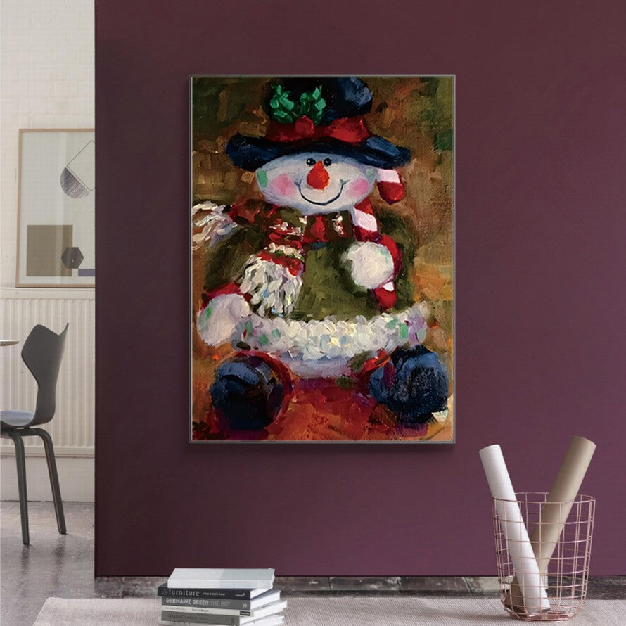 Whimsy in Stuffed Forms Oil Canvas