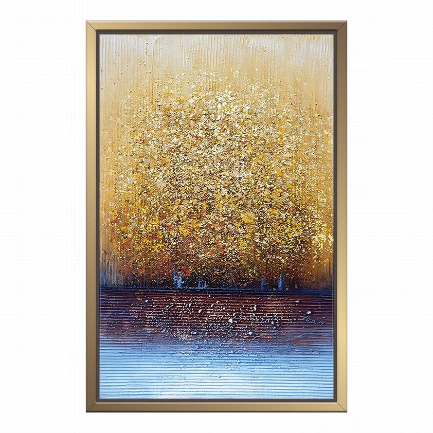 Golden Shimmer, Timeless Allure Canvas