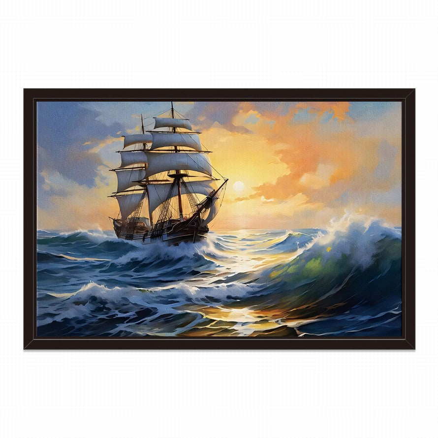 Canvas Wings, Ocean's Embrace Sailboat