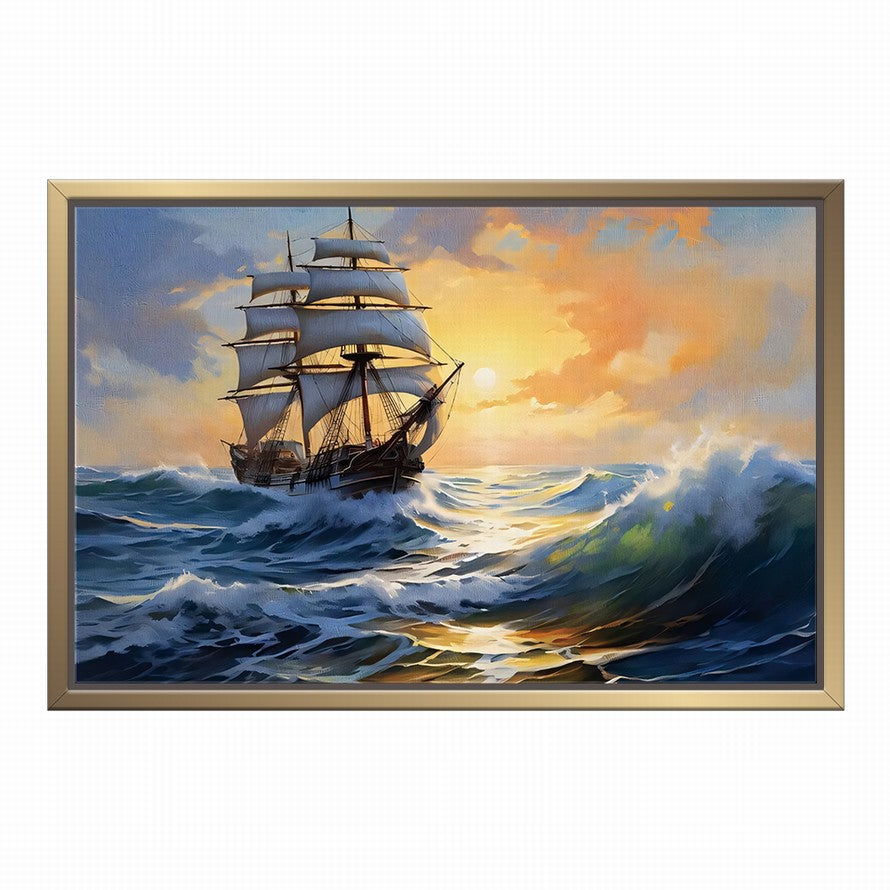 Canvas Wings, Ocean's Embrace Sailboat