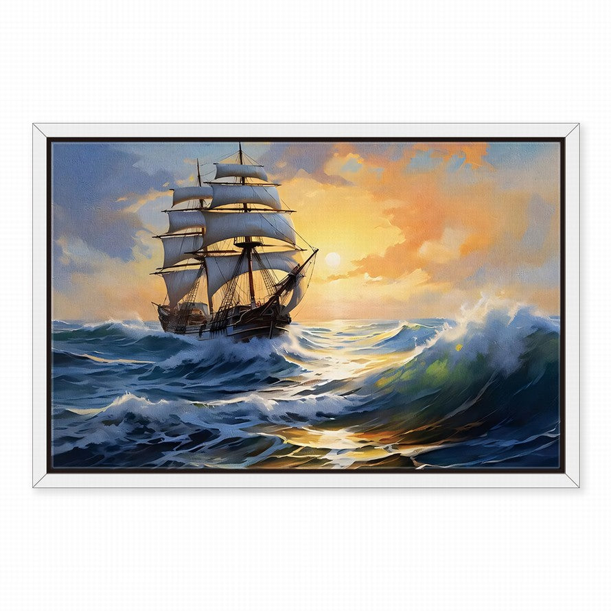 Canvas Wings, Ocean's Embrace Sailboat