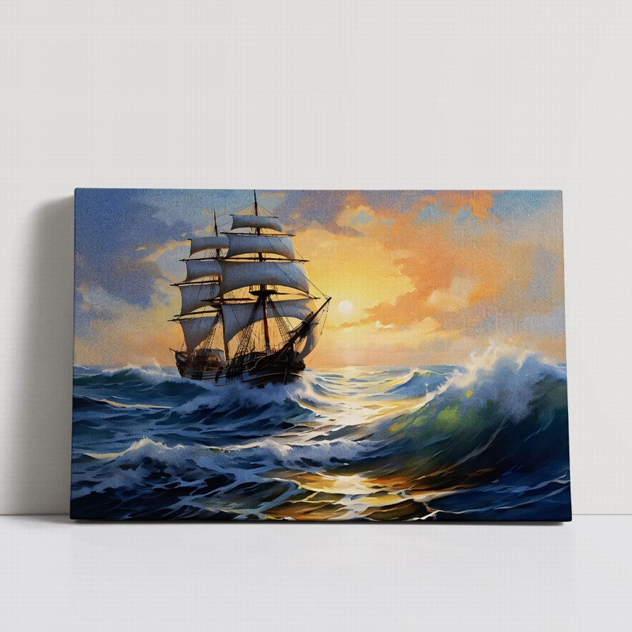 Canvas Wings, Ocean's Embrace Sailboat