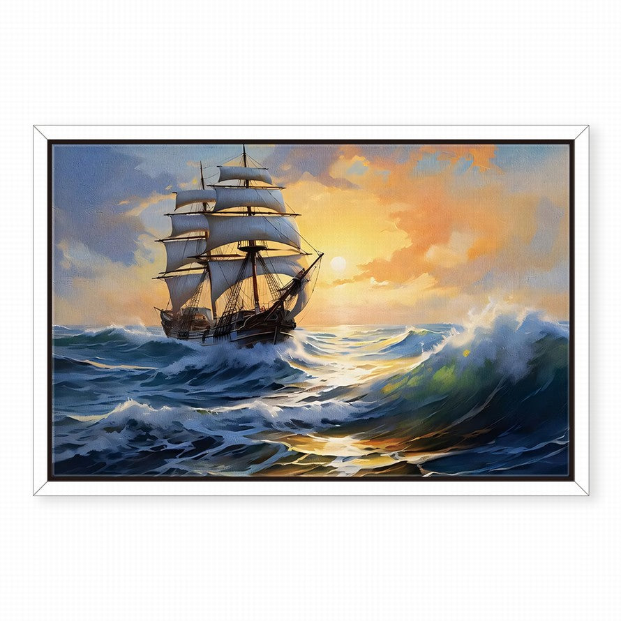 Canvas Wings, Ocean's Embrace Sailboat