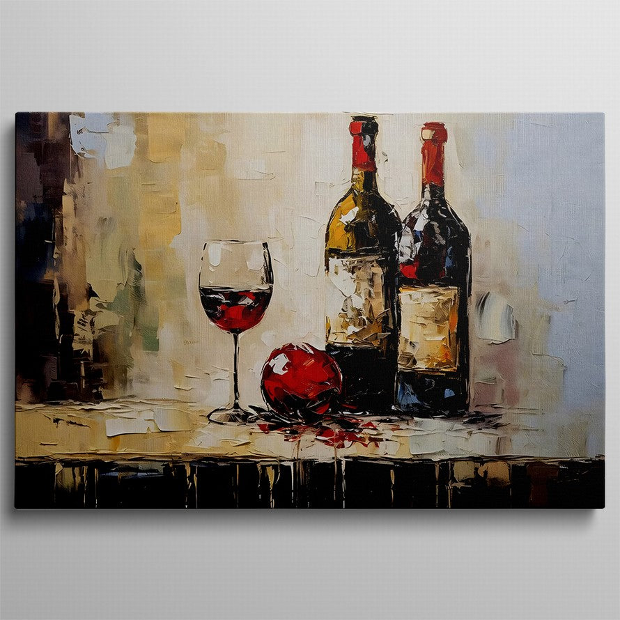 Whispers of Vineyard Nights Oil Canvas