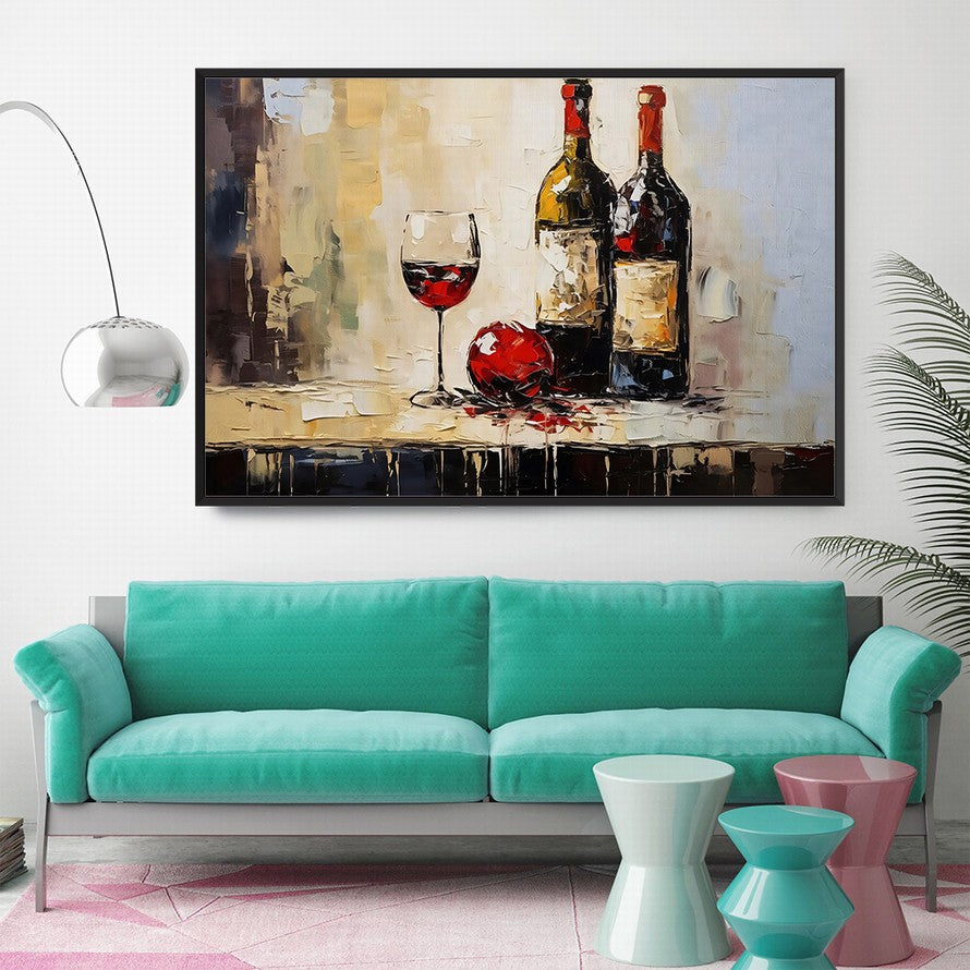 Whispers of Vineyard Nights Oil Canvas