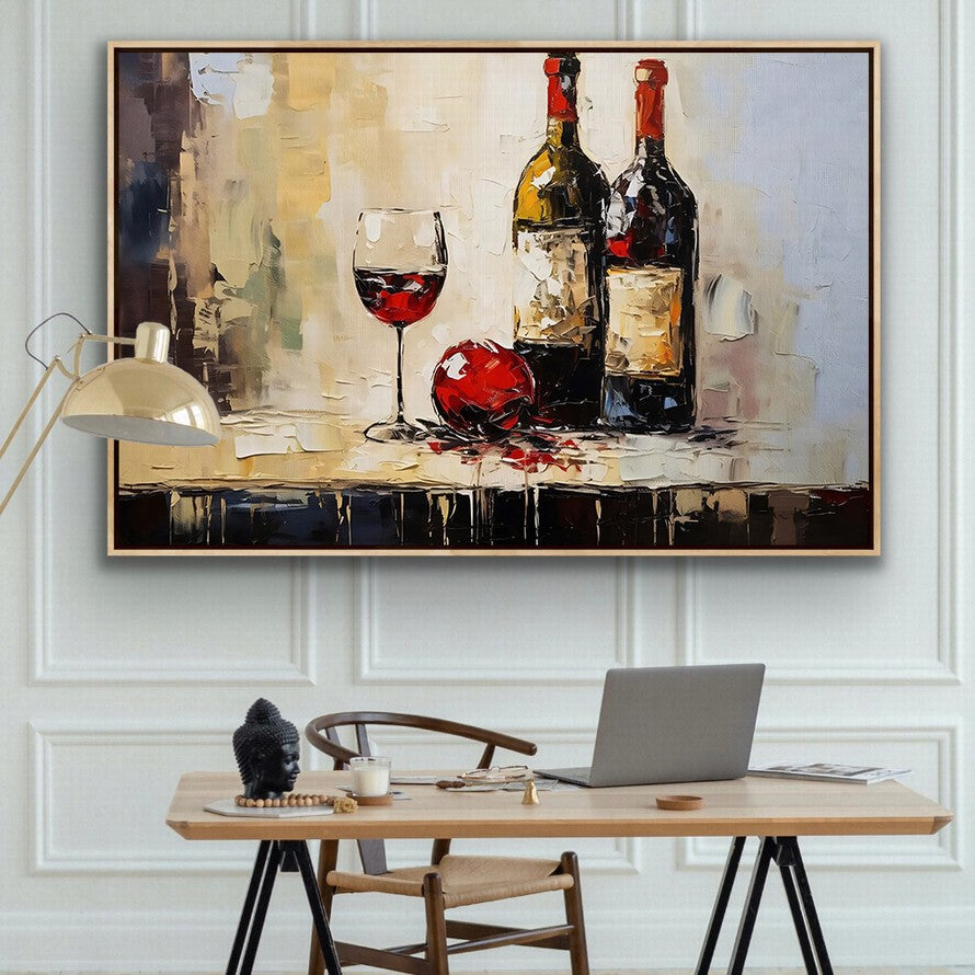 Whispers of Vineyard Nights Oil Canvas
