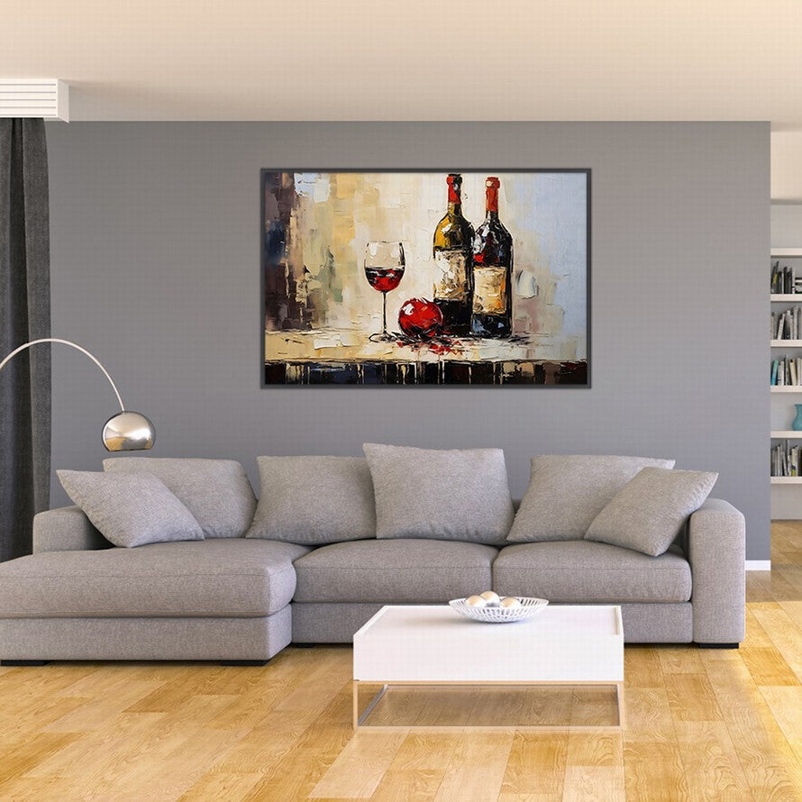 Whispers of Vineyard Nights Oil Canvas