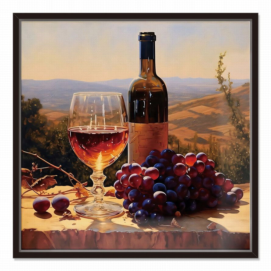 Bottled Time, Shared Moments Oil Canvas