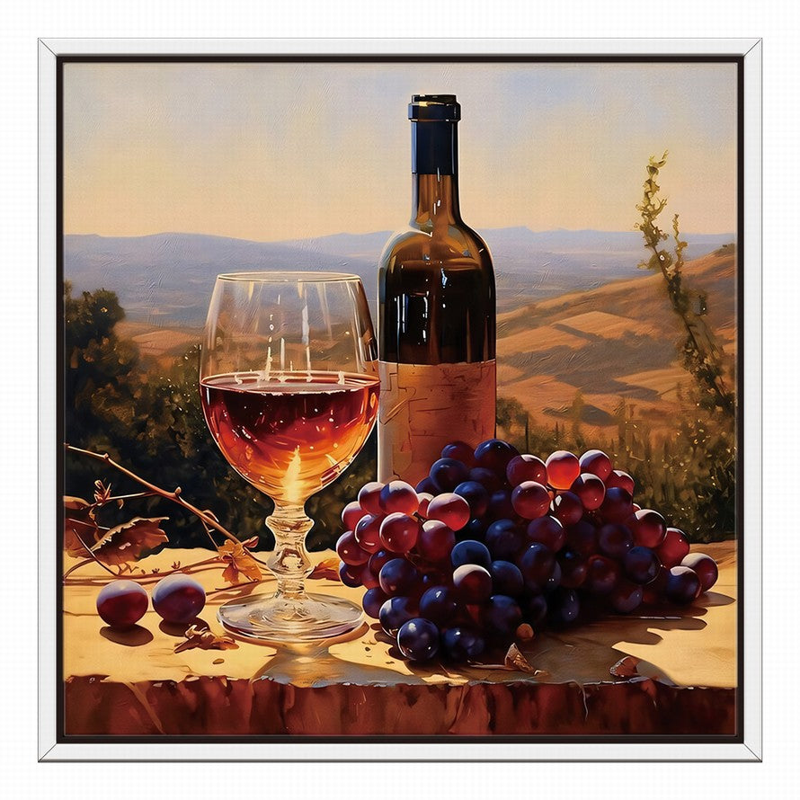 Bottled Time, Shared Moments Oil Canvas
