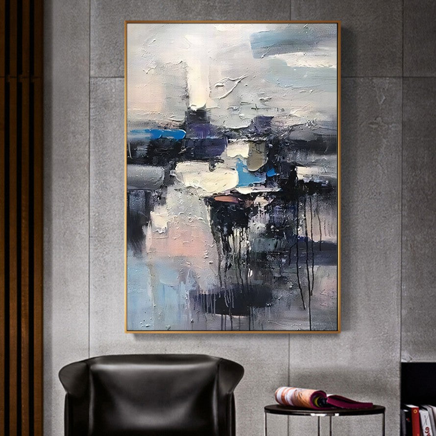 Shadows of Colors Abstract Oil Painting