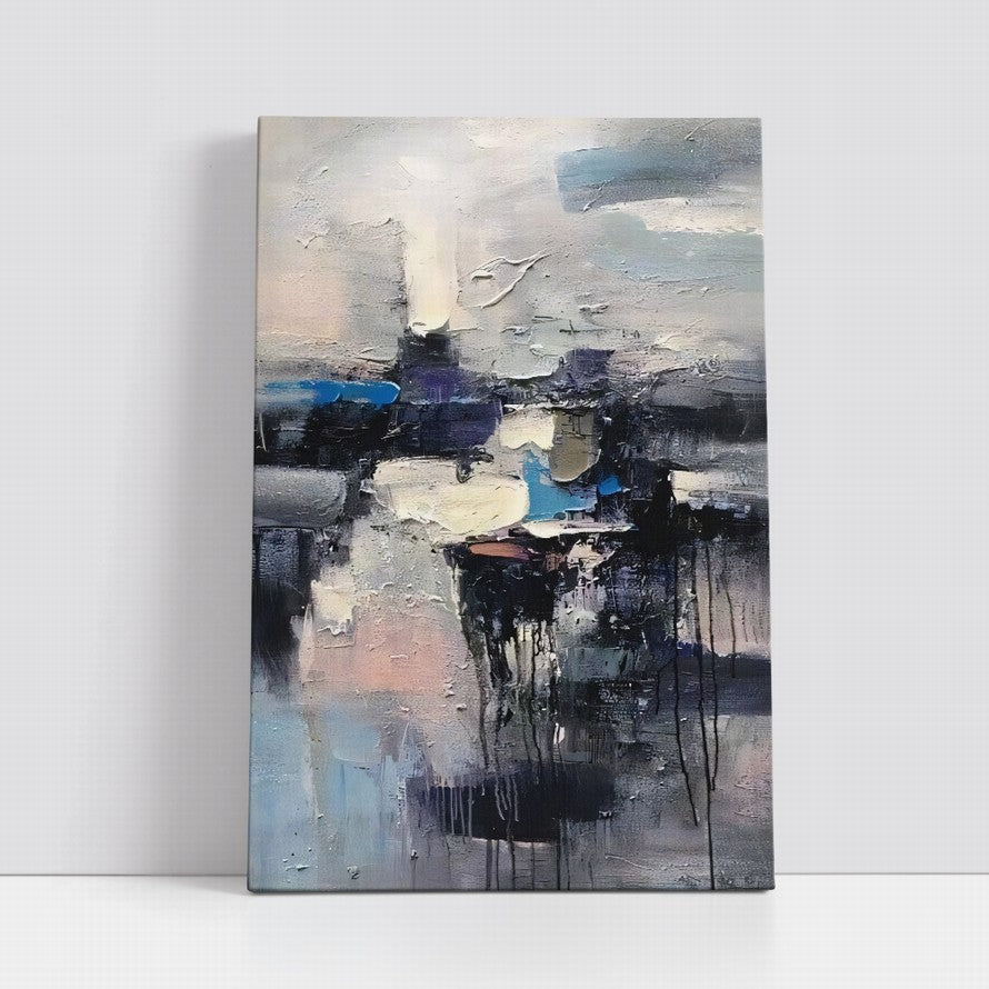 Shadows of Colors Abstract Oil Painting