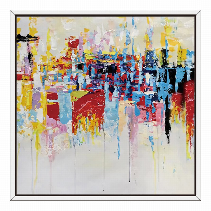 Abstract View of the City Oil Painting