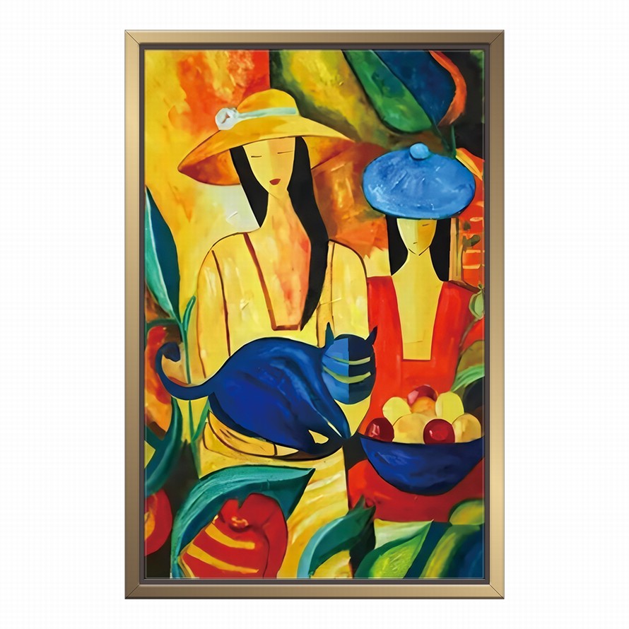 Eclectic Ilustration of Women with Hats