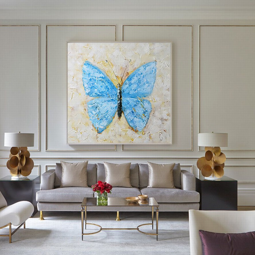 Indigo Dreams, Butterfly's Journey Canvas