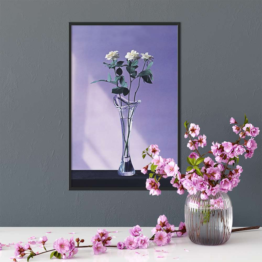 Morandi White Roses Prints
