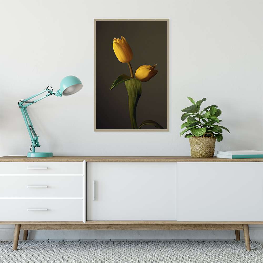 Morandi Yellow Tulip Prints