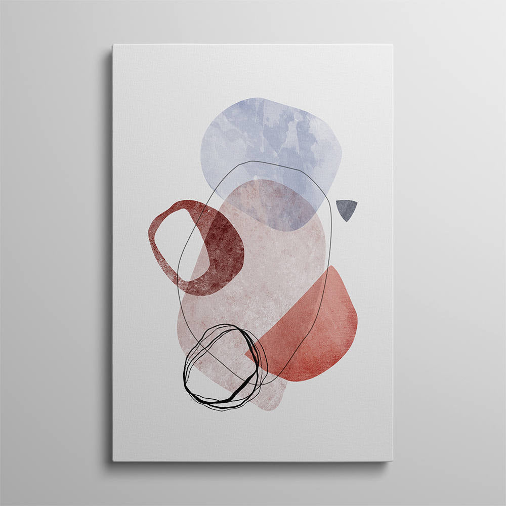 Shapes of Pastel Color Wall Art Painting