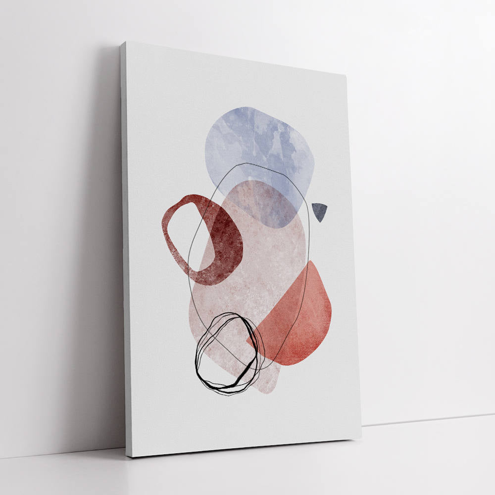 Shapes of Pastel Color Wall Art Painting