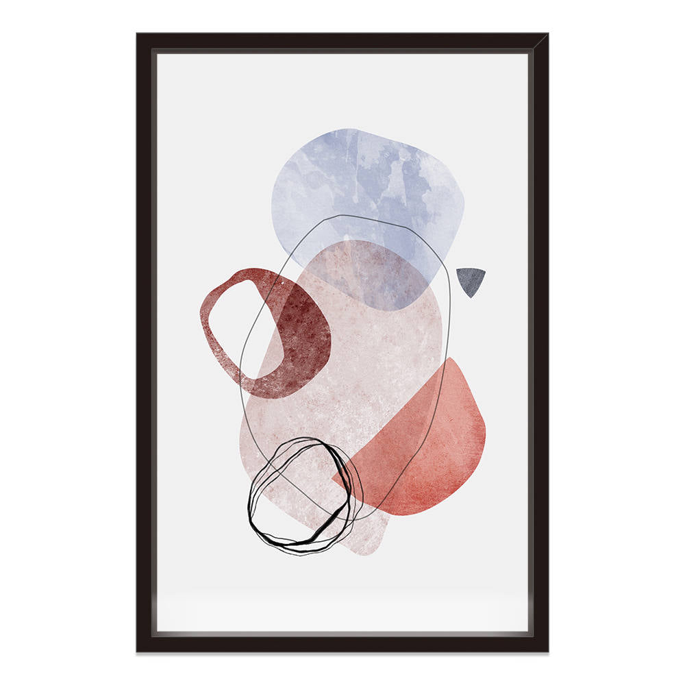 Shapes of Pastel Color Wall Art Painting