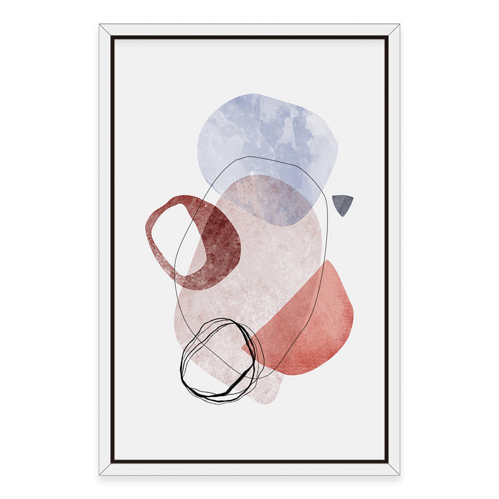 Shapes of Pastel Color Wall Art Painting