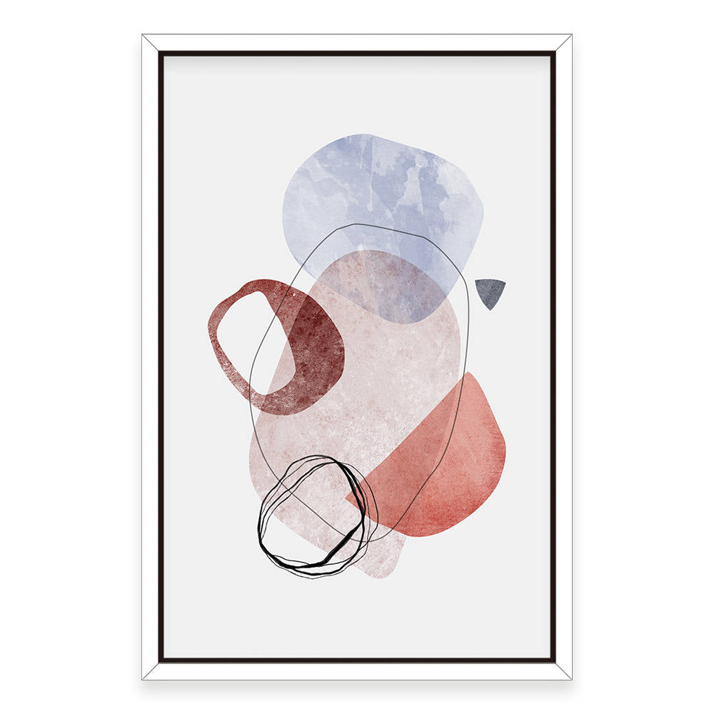 Shapes of Pastel Color Wall Art Painting