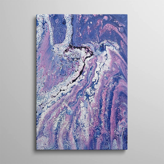 Purple Hues Acrylic Painting
