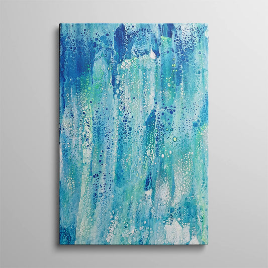 Aquatic Hues Acrylic Painting