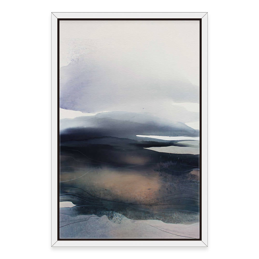 Touch of Black and White Smokey Art