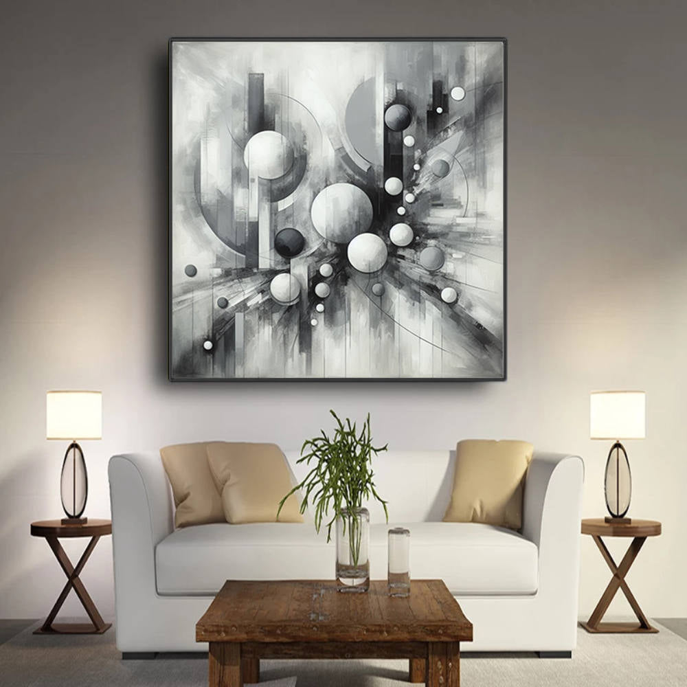Black and White Balls of Silhouettes