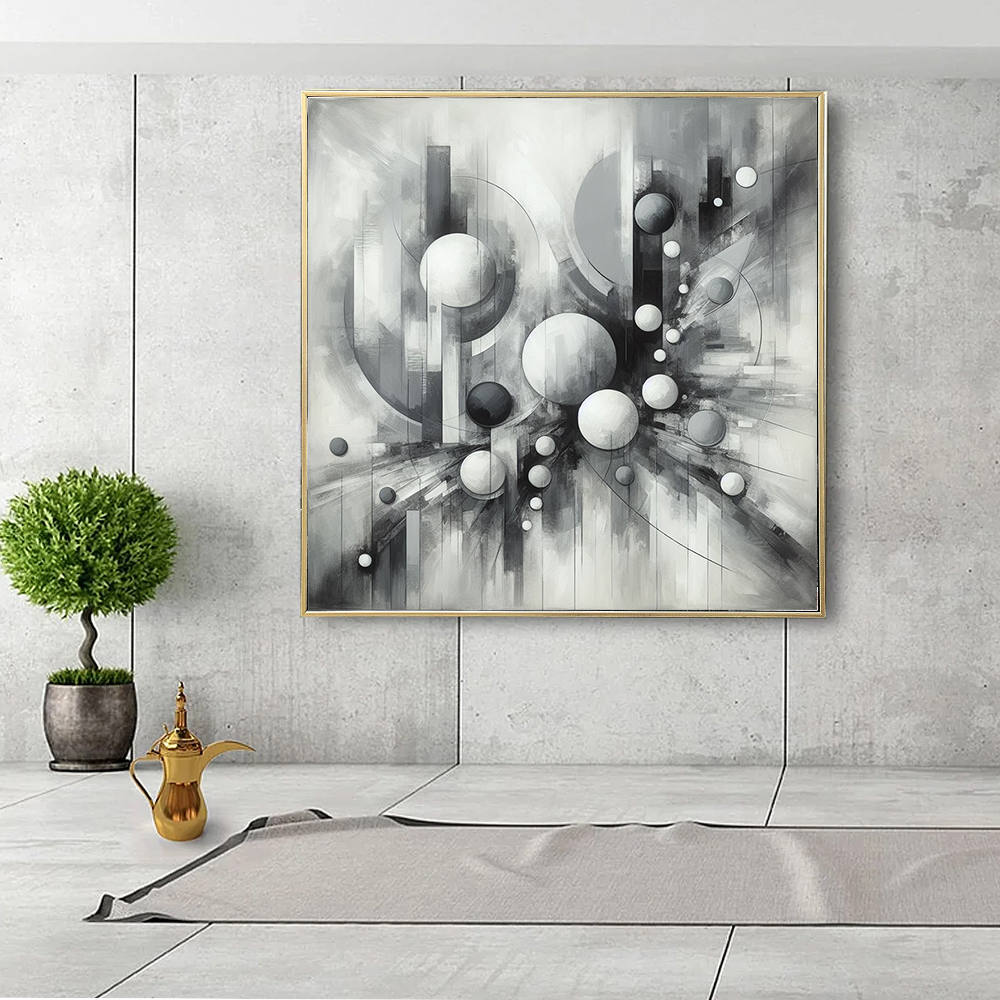 Black and White Balls of Silhouettes